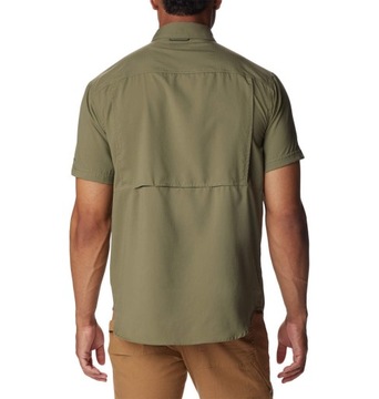 Koszula męska Columbia Silver Ridge Utility Lite SS Shirt - Stone Green XXL