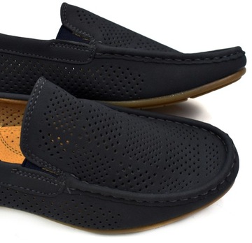 BESSKY New Navy Blue SHOES Мокасины 26 см - 41