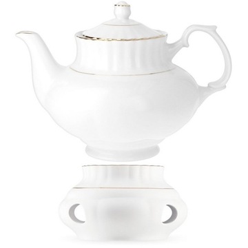 B014 CZAJNIK 1600 + PODGRZEWACZ Złota Linia IWONA PORCELANA CHODZIEŻ