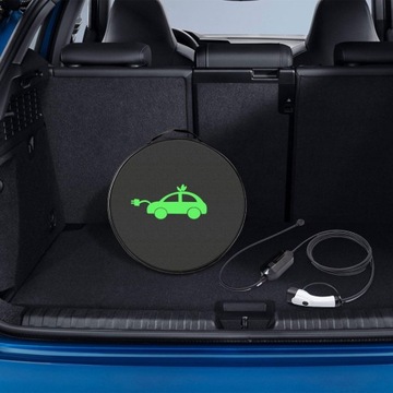 Аксессуары для сумок для кабелей EV с ручкой из ткани Оксфорд Легкий, круглой формы