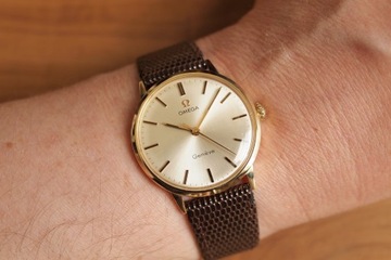 złota Omega Geneve - złoto 14k - w super stanie - 1970 rok