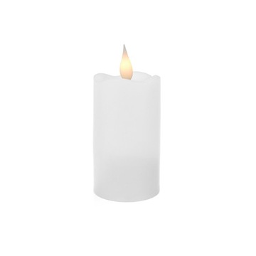 ŚWIECZKA LED LAMPKA NA BATERIE ŚWIECA BIAŁA MAŁA