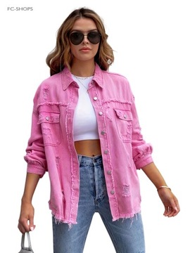 Klasyczna Modna Wygodna Kobieca KURTKA Jeansowa S-XXL