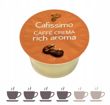 TCHIBO CAFISSIMO CAFFE CREMA RICH AROMA 96 капсул