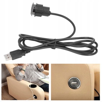 Утопленная USB-розетка для зарядки, хорошая защита.