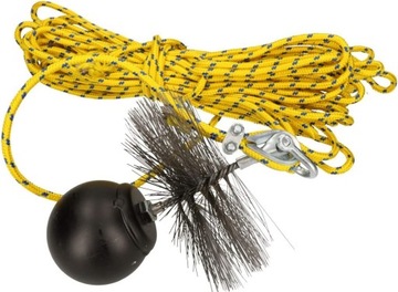 НАБОР ТРУБОЧИСТИТЕЛЯ 12 М ДЛЯ ЧИСТКИ ДЫМОХОДА 150 ММ