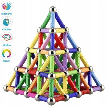 УЧЕБНЫЕ МАГНИТНЫЕ КОНСТРУКЦИИ БЛОКИ MAGNETIC 138 3D элементы