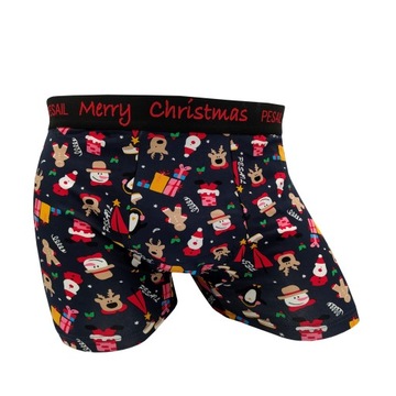 4 РОЖДЕСТВЕНСКИХ БОКСЕРСКИХ ШОРТЫ НАВЕРНЫЙ ПОДАРОК ​​НА НАЦИОНАЛЬНОЕ РОЖДЕСТВО