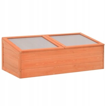 vidaXL Осмотр растений, деревянный 100 x 50 x 34 см