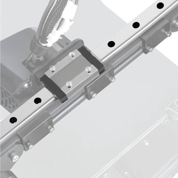 MGN12H ЛИНЕЙНАЯ НАПРАВЛЯЮЩАЯ С ПОДДЕРЖИВАЕМЫМ ВАЛОМ 300 мм ЧПУ