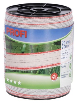 Pastuch taśma DLA koni profi tricond 20mm/200 m
