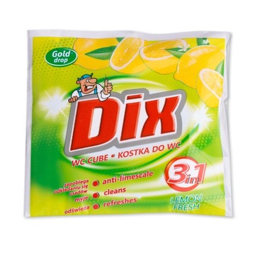 DIX KOSTKA KOSZYK ZAWIESZKA DO WC 35G CYTRYNA
