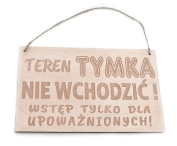 Drewniana TABLICZKA na drzwi Pokój Księżniczki