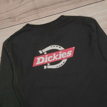 DICKIES Koszulka Longsleeve Męska Czarna Logowana r. M