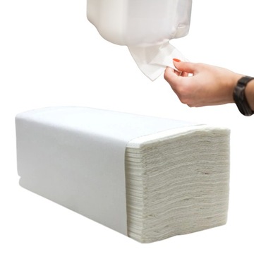 Ręcznik papierowy składany 2-warstwowy zz biały 1 sztuka
