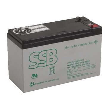 Akumulator AGM 12V 7.2Ah SBB SBL7,2-12L