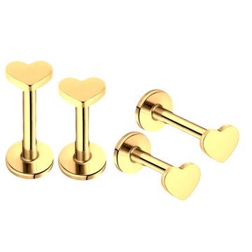 Пирсинг титана Золотой Лабр Доля 1.2/6/3