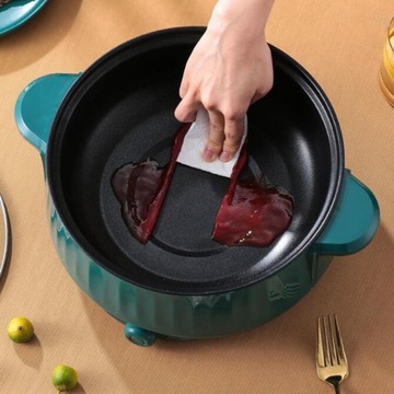 Elektryczny garnek do gotowania Nonstick Przenośny
