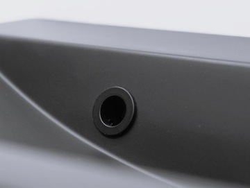 Мебель для ванной комнаты 60 черный зеркальный шкаф MAT с 2 стойками + черный умывальник