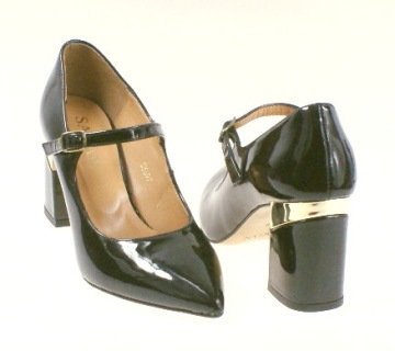 SAGAN 53697 ЧЕРНЫЕ ТУФЛИ, РАЗМЕР 36