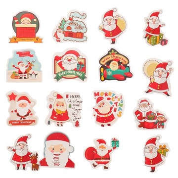 144 szt. Wesołych Świąt Naklejki Xmas Tank Yo