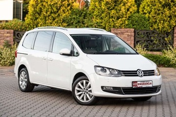 Volkswagen Sharan II Van 2.0 TSI 200KM 2014 Volkswagen Sharan 2.0B 200Ps Ledy Xenony Automat 7 Foteli Alkantara Klimat, zdjęcie 9