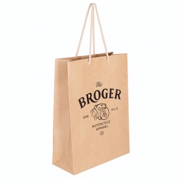 TORBA PAPIEROWA BROGER PREMIUM (200 G/M2) 24X10X32