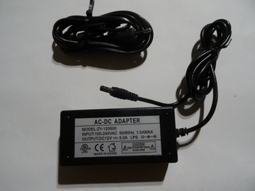 Zasilacz AC-DC ADAPTER ZY-120500 12V 5A