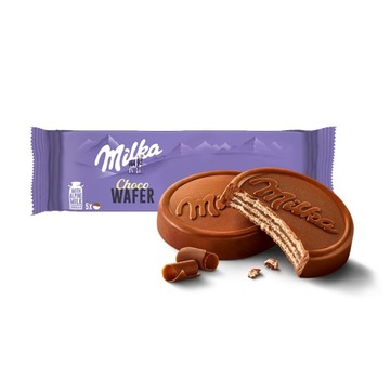 Ciastka Milka Choco Wafer, wafelki z kremem kakaowym 150 g
