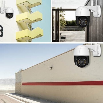 НАРУЖНАЯ ВРАЩАЮЩАЯСЯ КАМЕРА WIFI IP ZOOM 8MP 8MPx