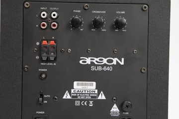 Активный сабвуфер ARGON SUB-640
