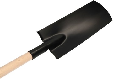 SZPADEL DRENARSKI 380X147 MM Z DREWNIANYM TRZONEM
