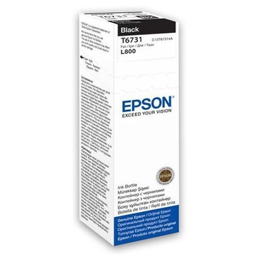 EPSON Tusz T6731 BLACK 70ml butelka do L800
