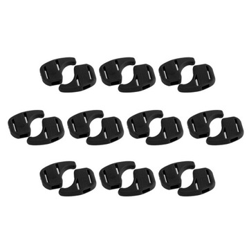 Glasses 20xAnti Slip Hooks Hook Tip Glasses Black