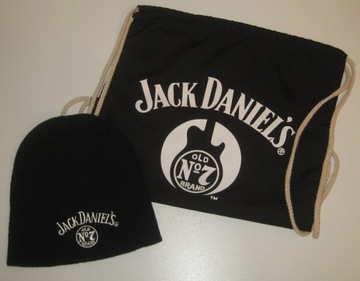 JACK DANIEL'S - CZAPKA ZIMOWA + WOREK NA RAMIĘ