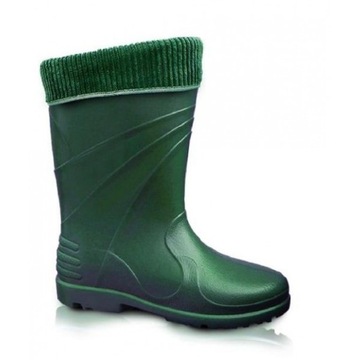 BUTY KALOSZ DAMSKIE OCIEPLANE ALASKA ZIELONE - 37