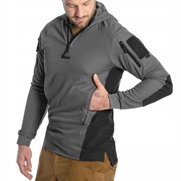 Bluza z kapturem Helikon Range Hoodie Topcool Grey/Black L