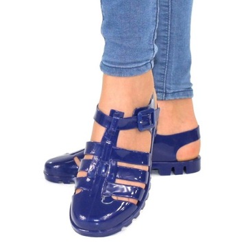 MELISKI GUMOWE SANDAŁY WYGODNE BUTY DAMSKIE r 37