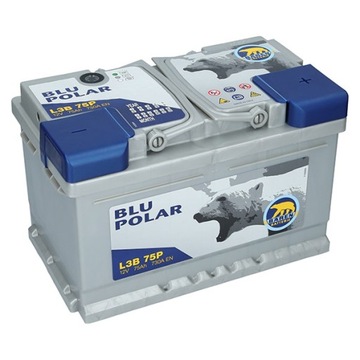 Akumulator Baren Blu Polar 12V 75Ah 730A P+