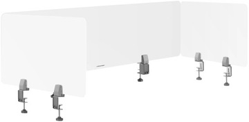 Перегородка для рабочего стола, трехсторонняя акриловая панель, 3 шт.