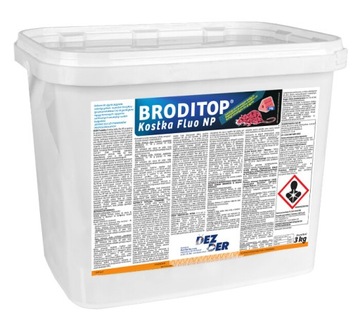 Trucizna BRODITOP Fluo kostki woskowe TRYTKA na myszy i szczury 3 kg
