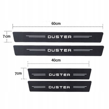 5 KUSU NÁLEPKA PRAHU VOZIDLA DACIA DUSTER