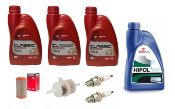 FIAT 126p - ZESTAW SERWISOWY OLEJE FILTRY ŚWIECE