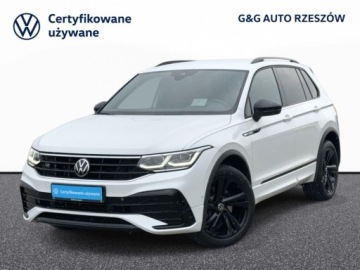 Volkswagen Tiguan II SUV Facelifting 2.0 TDI 200KM 2022 Volkswagen Tiguan 2.0 TDI SCR 4Mot R-Line DSG, Serwis ASO, Gwarancja, FV23