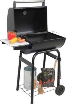 УГОЛЬНЫЙ САДОВЫЙ ГРИЛЬ, БОЛЬШОЙ, 47 см + КРЫШКА