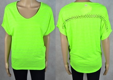 BILLABONG NEONOWA BLUZKA T-SHIRT Z DONIESZKĄ LNU S