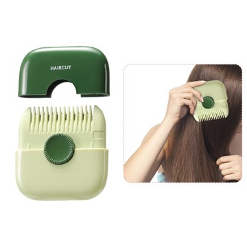 Мини-машинка для стрижки волос Маленький инструмент для стрижки волос, зеленый
