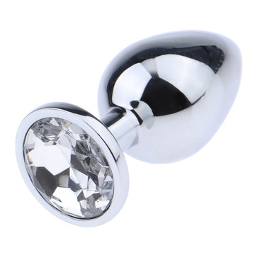 1 metalowa wtyczka - M - Biały