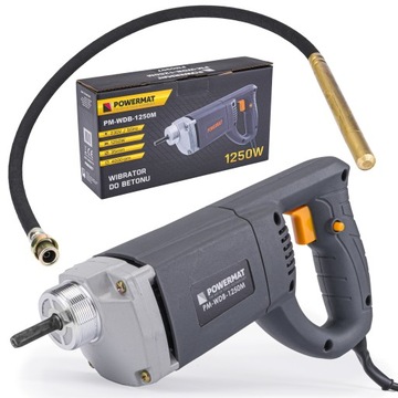 ZESTAW DO WIBROWANIA WIBRATOR Zagęszczarka do BETONU 1250W + Buława 2M