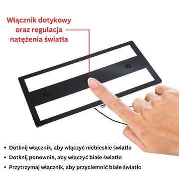 Lampa Sufitowa Plafon LED 12V 24V Regulowana Jasność Kamper Przyczepa Łódź